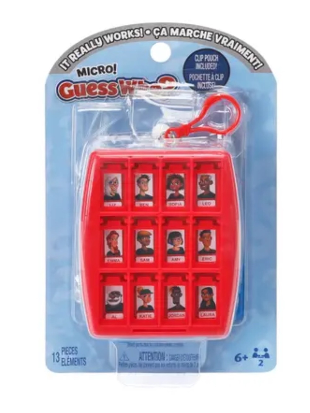 Hasbro Micro Guess Who? Travel Mini Game NIP New Sealed Kids Family Game